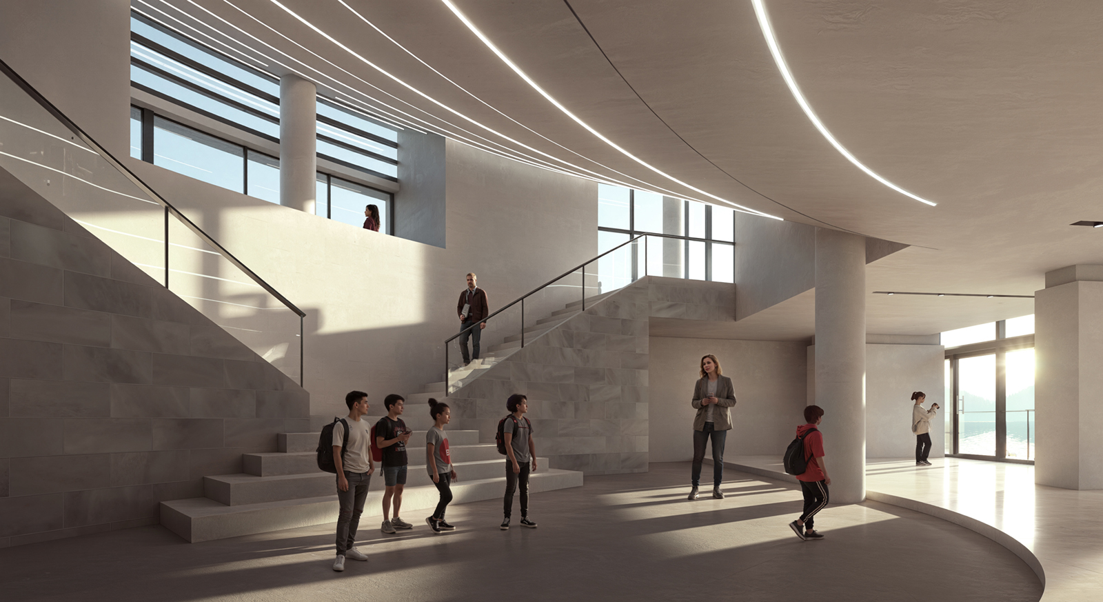 Archisearch Waterfront Terraces: A Public Roofscape Cultural Center in Chalkida, Euboea, Greece by Varvara Christopoulou Architecture