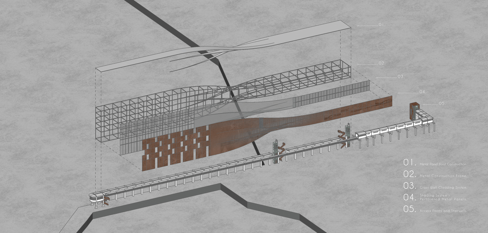 Archisearch Microcity - Adaptive reuse of railway Krakari in Piraeus | A Bachelor thesis by Allousai Dimitra - Ensina