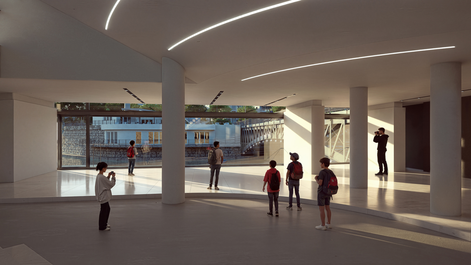 Archisearch Waterfront Terraces: A Public Roofscape Cultural Center in Chalkida, Euboea, Greece by Varvara Christopoulou Architecture