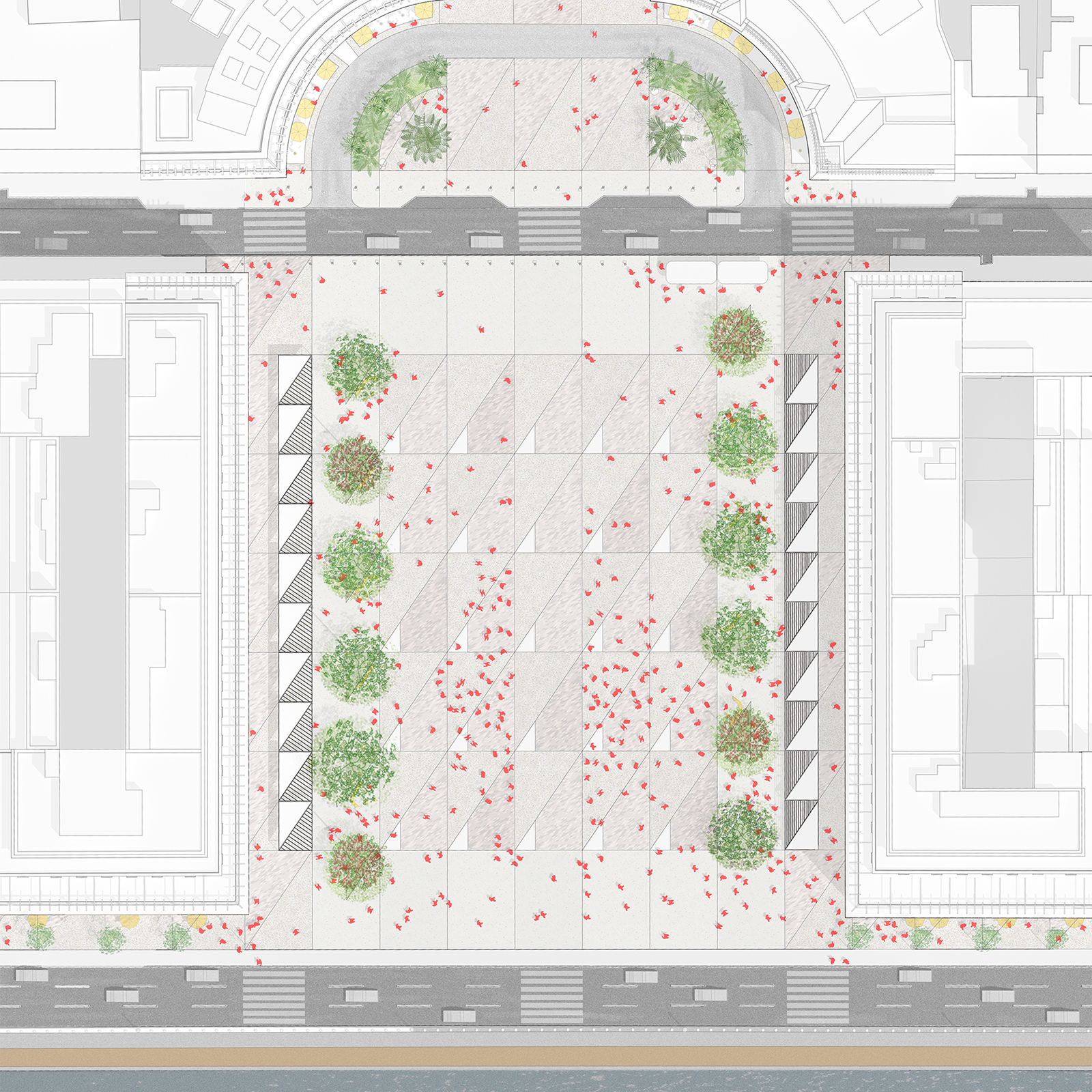 Archisearch 'Triangular Affairs': architects H. Vamvakas, P. Kyriakou, E. Ioannidis & OCA Architects present their entry at the open architectural competition 