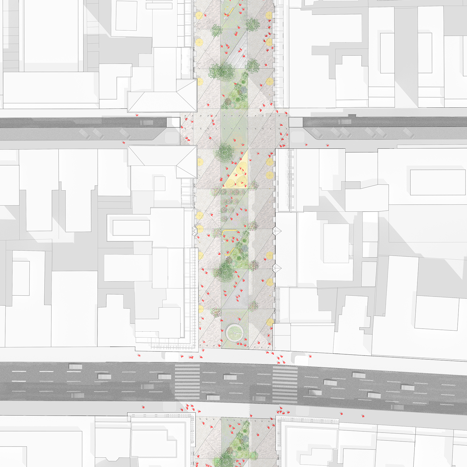 Archisearch 'Triangular Affairs': architects H. Vamvakas, P. Kyriakou, E. Ioannidis & OCA Architects present their entry at the open architectural competition 