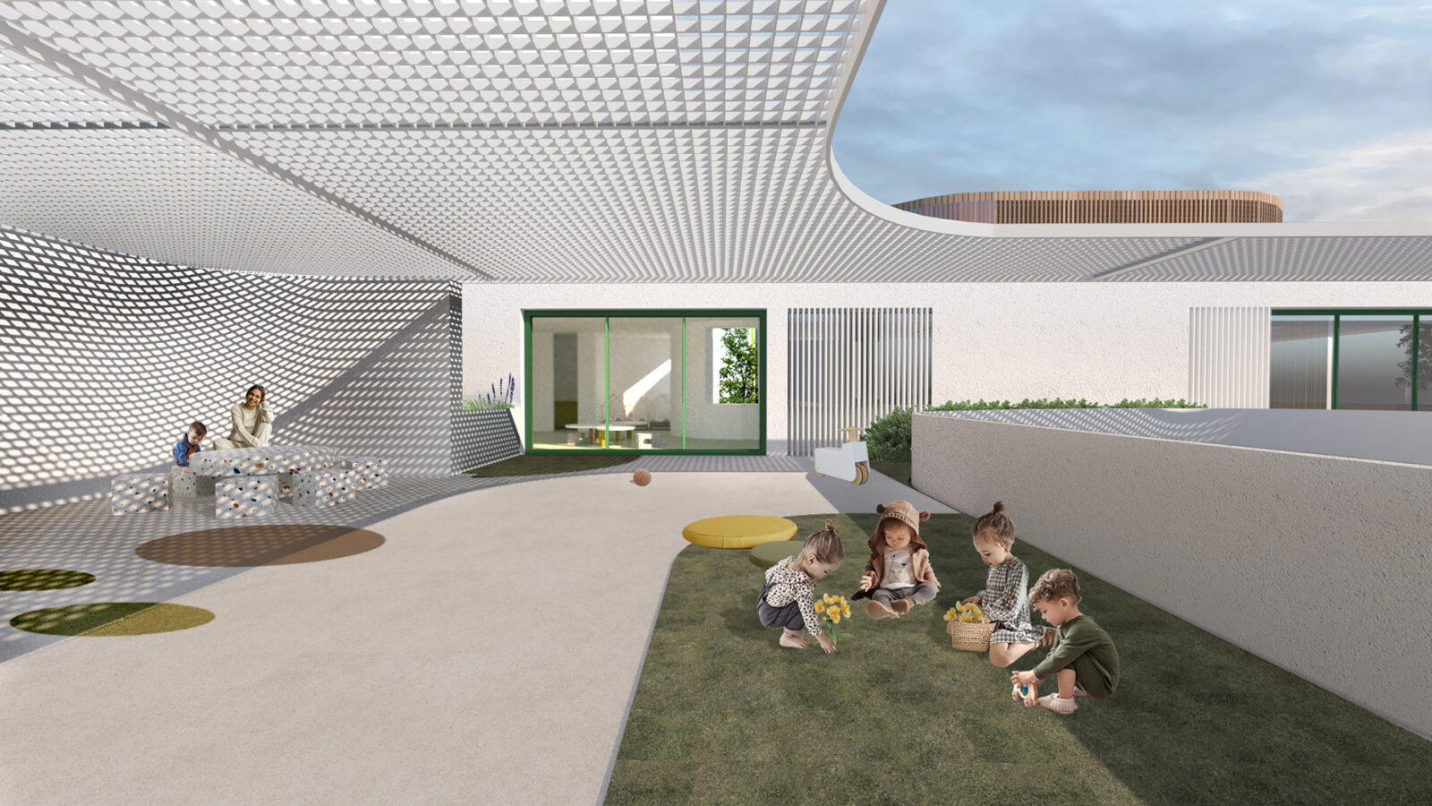 Archisearch Tic-Tac-Toe Kindergarten | by DIamantopoulou Maritina - DI Architecture Studio