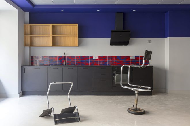 Archisearch - Nefelia Studio completed Continuum home office in Exarcheia based on a bold chromatic narrative