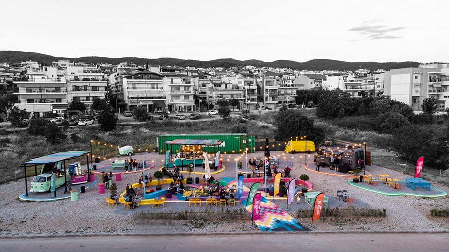 Archisearch Food Park Truck SKG: the first outdoor food truck park in Greece | K TZIMIKA ARCHITECTS