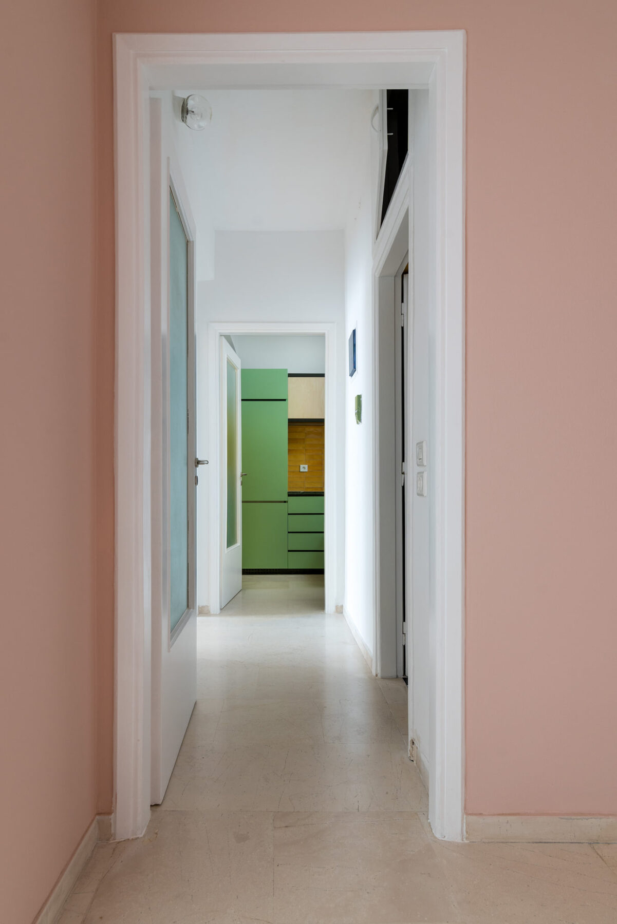 Archisearch Kato Petralona apartment renovation in Athens, Greece | ECUALab - Anka Arvanitidi & Maria Petinaki