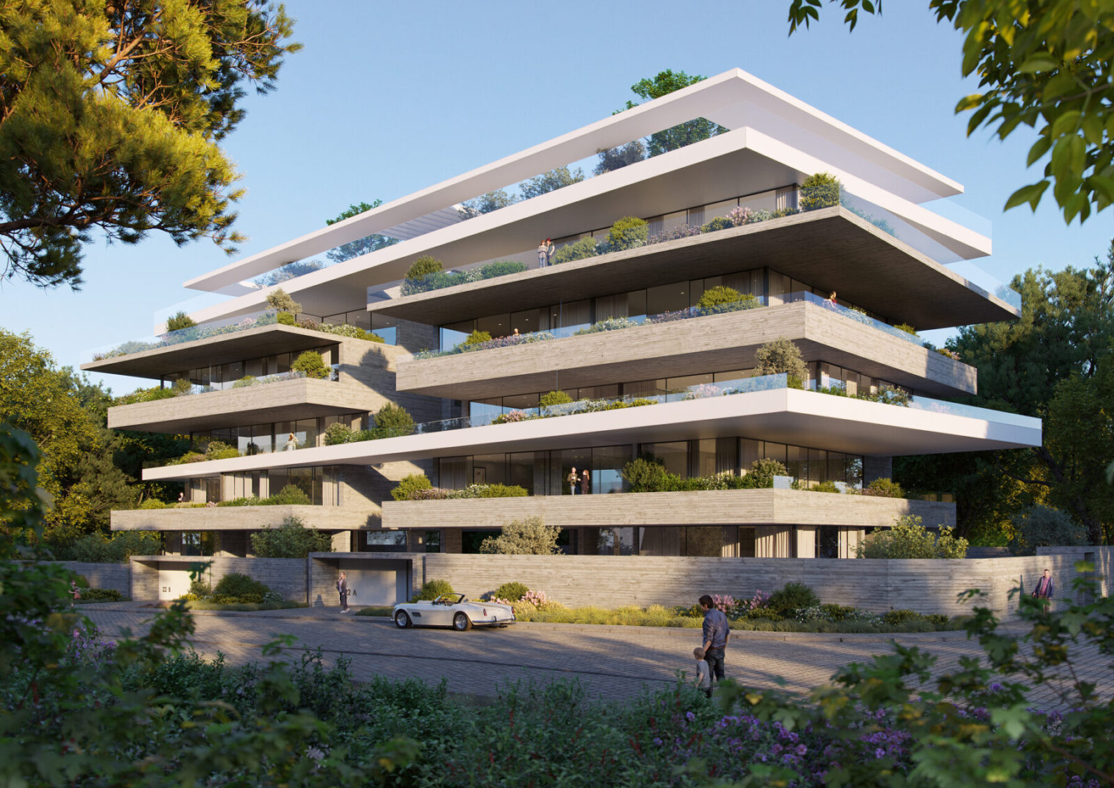 Archisearch Cascading Terraces Residential Building | Χρυσό βραβείο A’ Design Award για την Potiropoulos+Partners