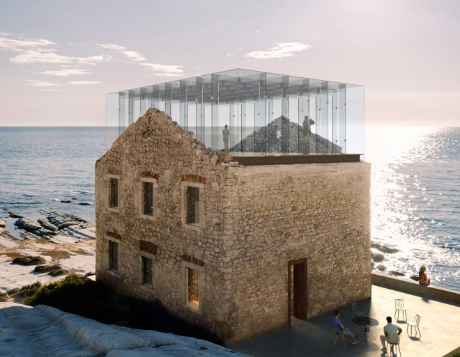 Archisearch - A WHIMSICAL REUSE: Punta Bianca Suspended | Competition Entry by George Genovezos