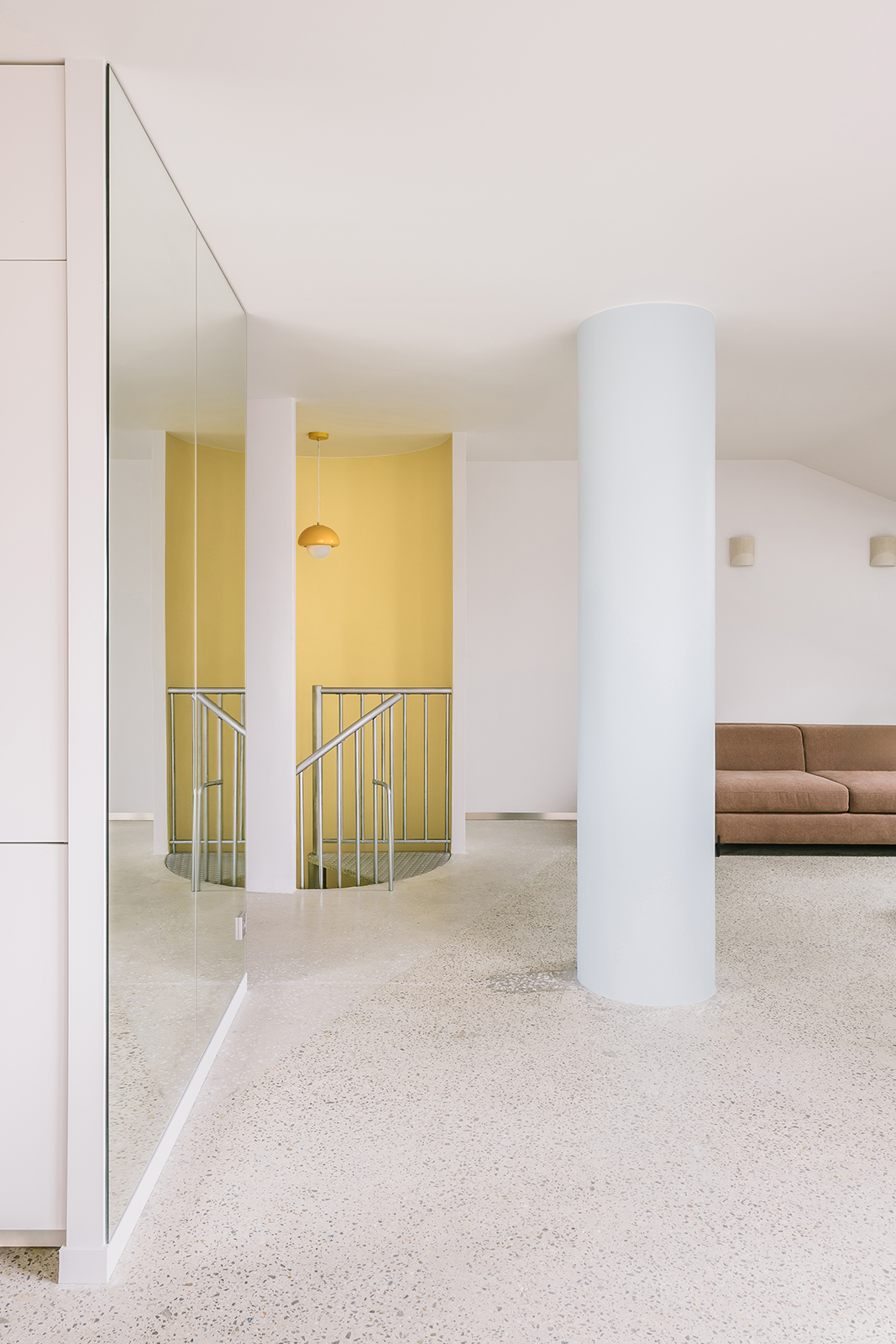 Archisearch Architecture in Colour: Gruit Transforms Two Existing Apartments into a 100 m² Duplex Through Yellows and Blues in Bagnolet, France