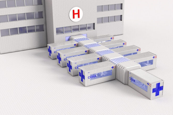 Archisearch Connected Units for Respiratory Ailments (CURA) for emergency coronavirus treatment | Carlo Ratti and Italo Rota architets