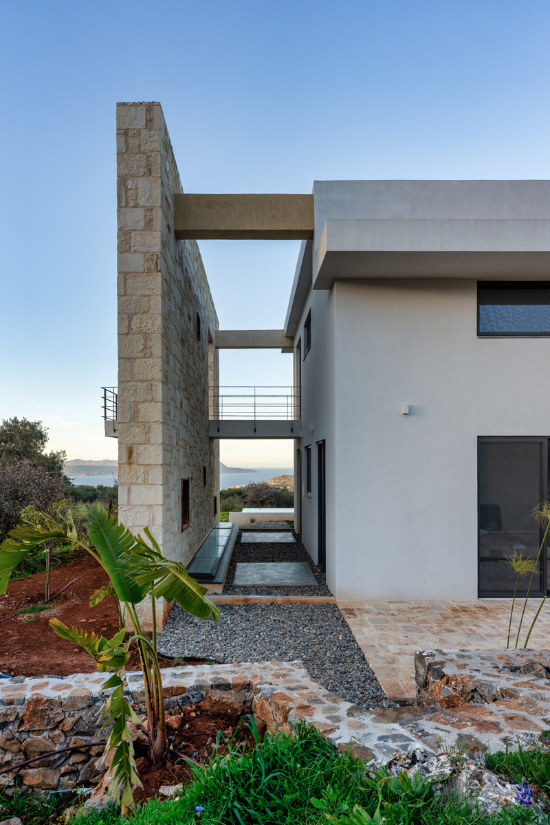 Archisearch The Feng Shui stone house by Zeropixel architects in Chania, Crete