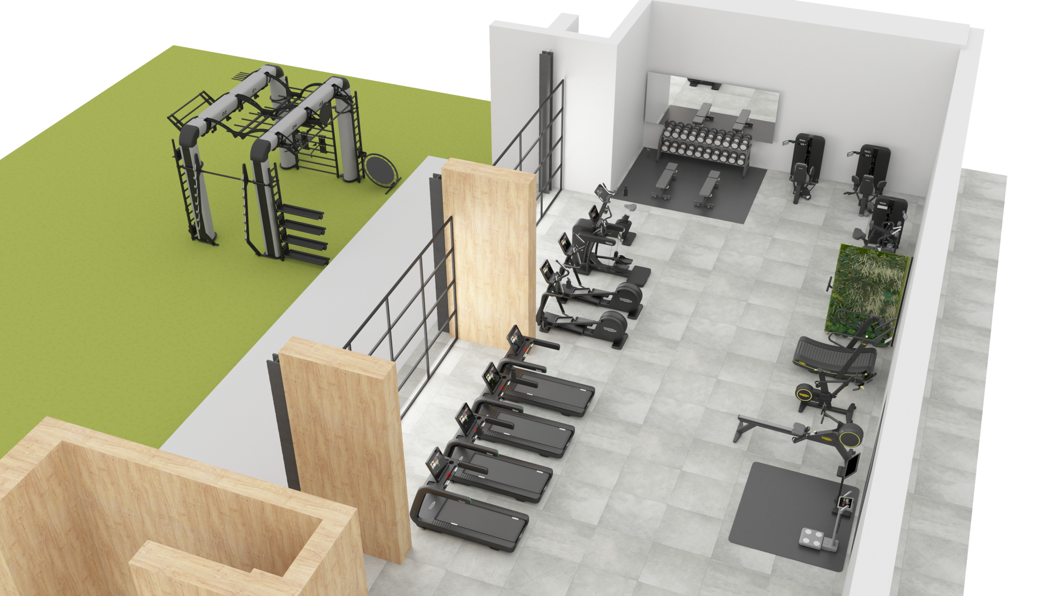 Archisearch Technogym Interior Design: At the Architect’s Service