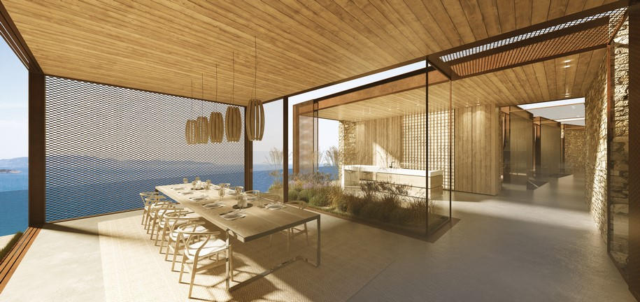 residence, Iliana Kerestetzi, greek architecture, sea, house, minimalism, greece, contemporary architecture, Katerina Karagianni, Giannis Liakos, Nikos Soulis, materials