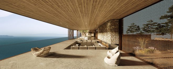 Archisearch - Mold Architects - Iliana Kerestetzi Design 109-Degree Residence to Embrace the Landscape in Porto Heli, Greece