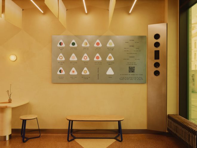 Archisearch - Playful form, crafted detail: OKA Onigiri Japanese restaurant in Berlin by Brinkworth