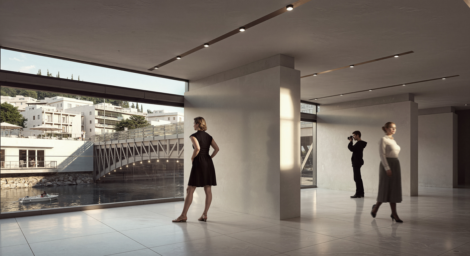 Archisearch Waterfront Terraces: A Public Roofscape Cultural Center in Chalkida, Euboea, Greece by Varvara Christopoulou Architecture