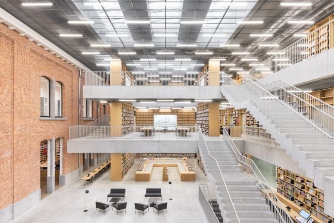 Archisearch - KAAN Architecten completes Utopia, a Library and Academy for Performing Arts in Aalst, Belgium