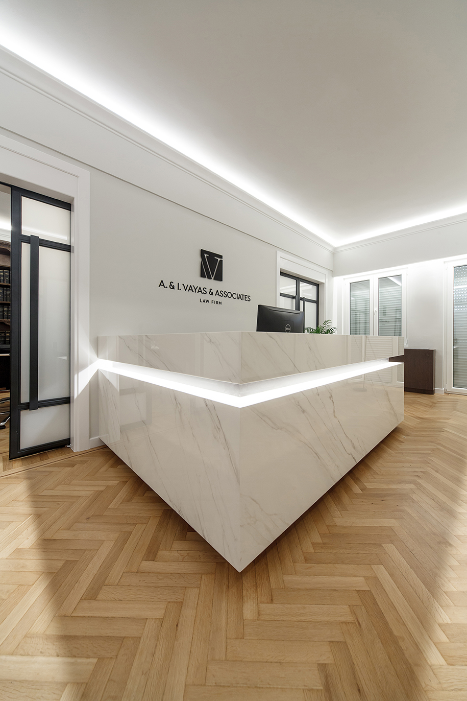 Archisearch Law office renovation: a combination of diverse elements of modern and neoclassical architecture | KORDAS Architects