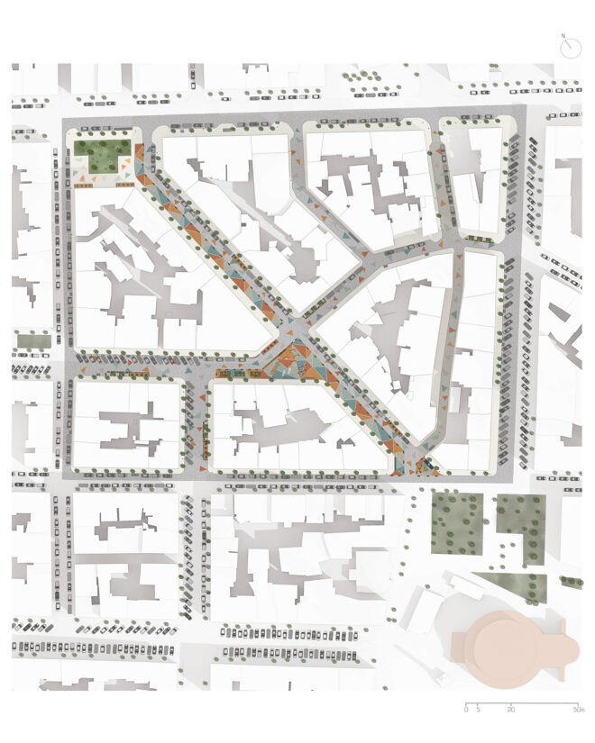 Archisearch Rotunda’s Superblock [4 0 o 6 3’, 2 2 o 9 5’]: implementation of tactical urbanism strategies in the area of Rotunda in Thessaloniki | Diploma thesis by Olga Strongylou