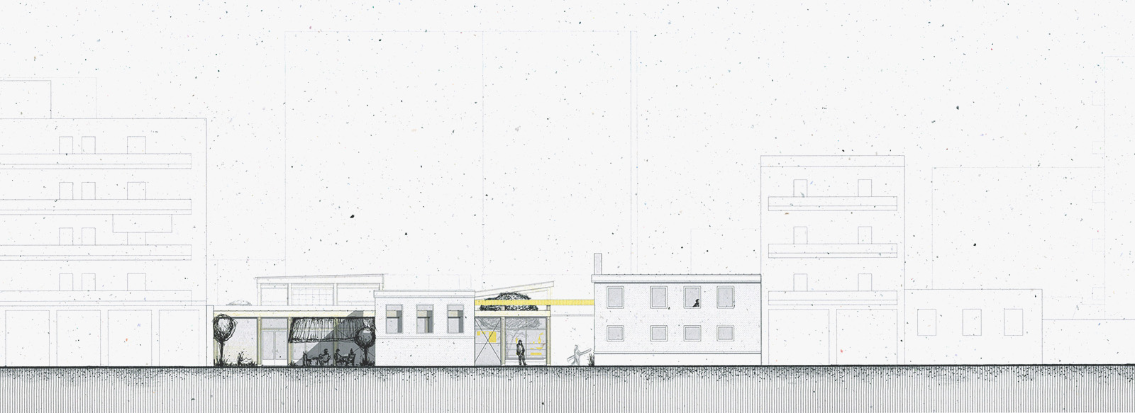 Archisearch Cooperative Construction Centre in Metaxourgeio, Athens | Diploma thesis project by Athina Maria Georgiadi, Thalassini Karali & Ourania Agoranou