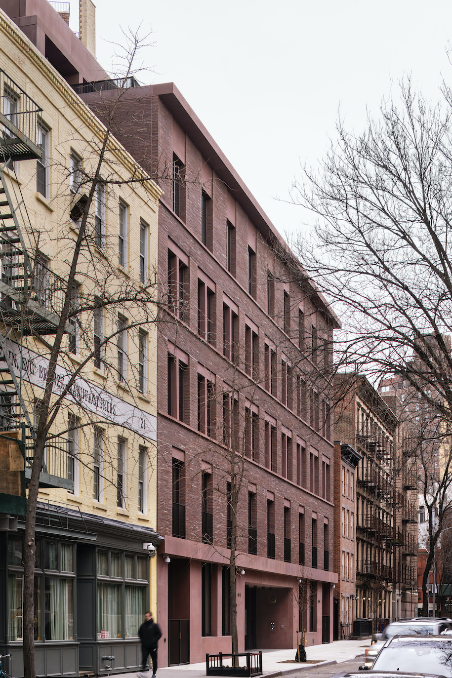 Archisearch 11-19 Jane Street in New York by David Chipperfield Architects draws inspiration from the domestic architecture of Greenwich Village