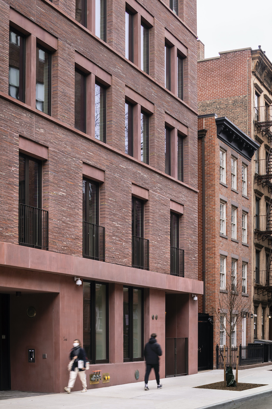 Archisearch 11-19 Jane Street in New York by David Chipperfield Architects draws inspiration from the domestic architecture of Greenwich Village