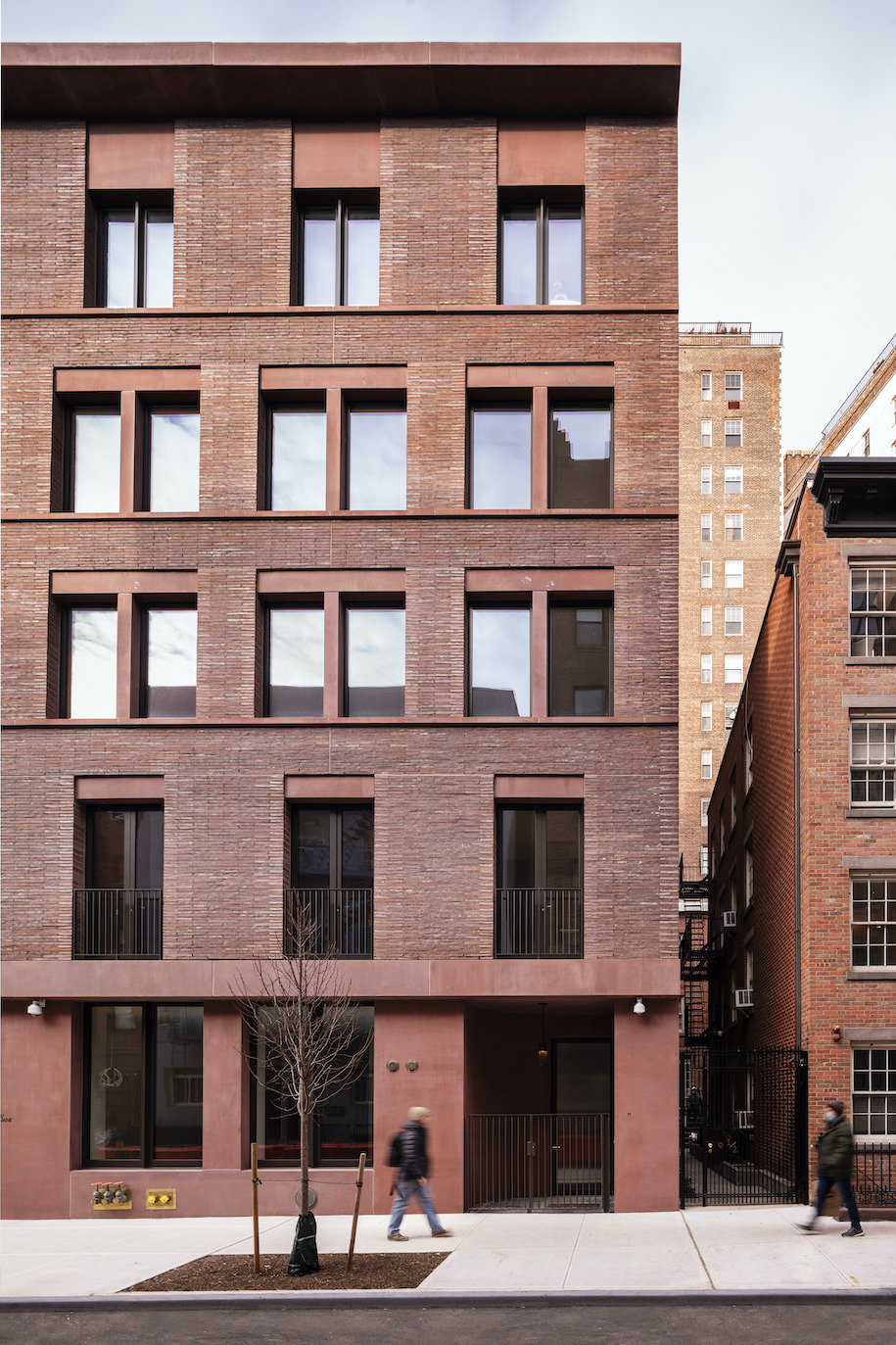 Archisearch 11-19 Jane Street in New York by David Chipperfield Architects draws inspiration from the domestic architecture of Greenwich Village