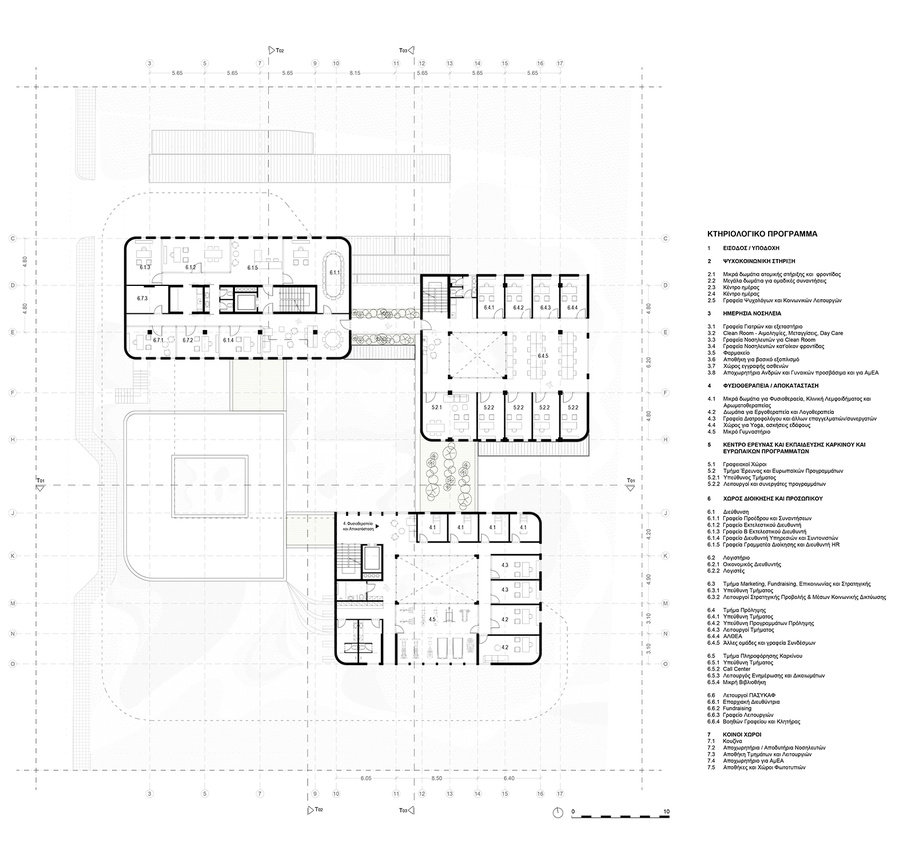 Archisearch A Courtyard for Cancer Care | Competition entry by NYDE studio for the New Centre of the Cyprus Association of Cancer Patients and Friends