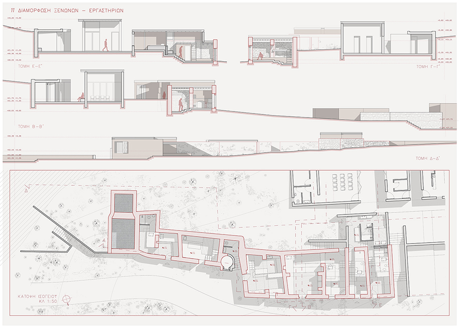 Archisearch Votyrides Metochi in Ano Merabello: Proposal for the restoration and development of mild forms of animal husbandry | Diploma project by Maria Angelopoulou & Christos Christides