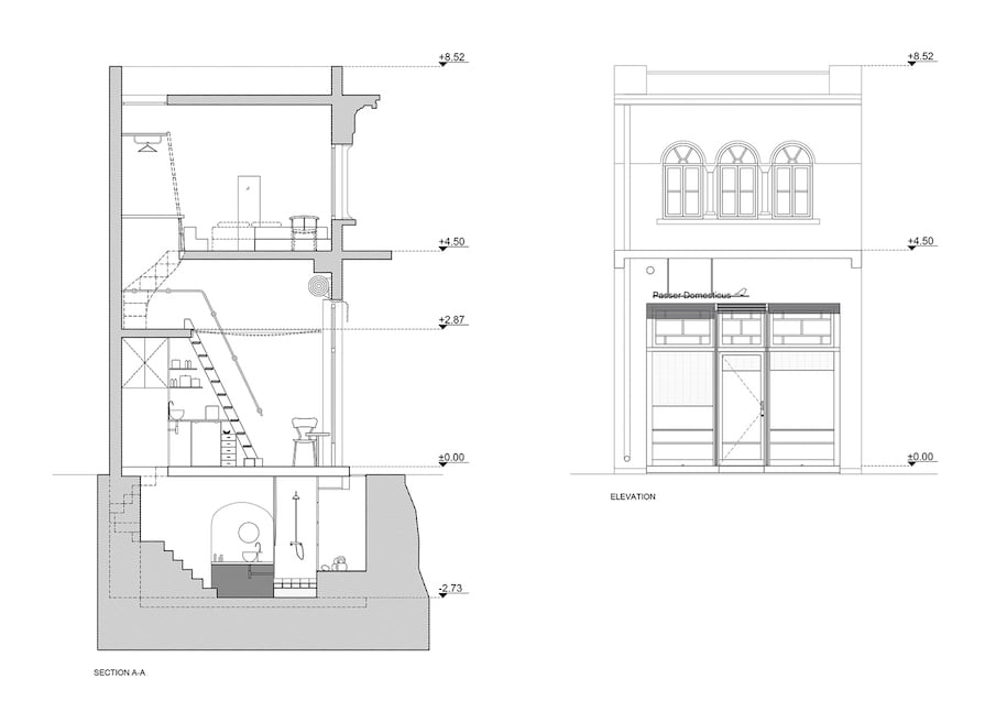 Passer Domesticus,157+173 designers, interior design, refurbishment,Babis Papanikolaou, Christina Tsirangelou, market building, Thessaloniki