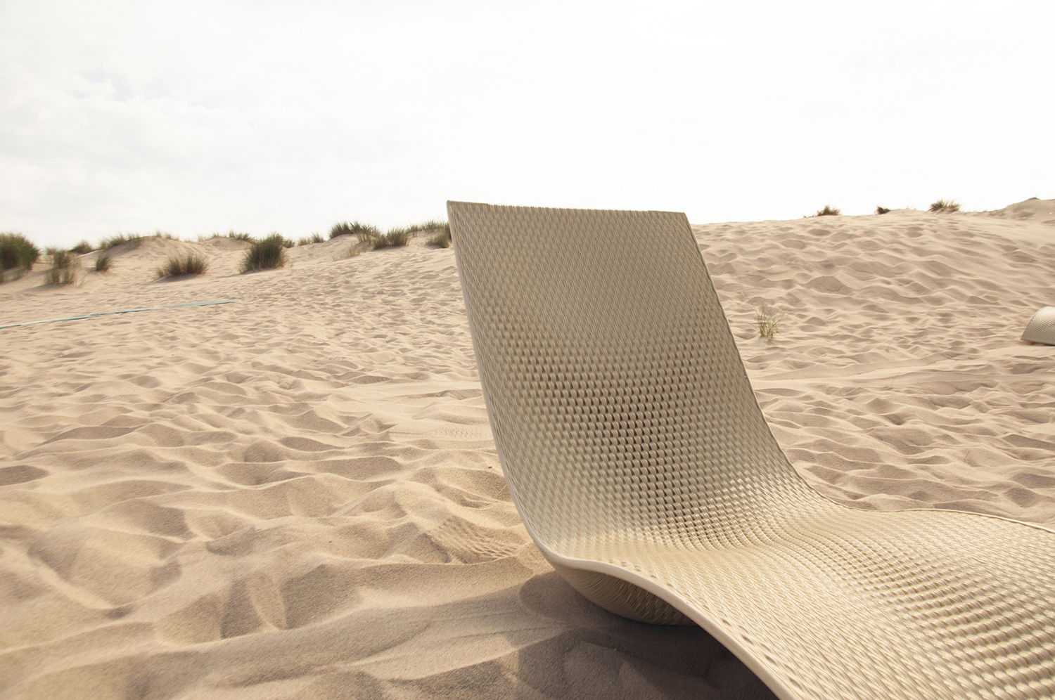 Archisearch THE ELEMENTS BY THE NEW RAW: crafting beach furniture from upcycled marine plastic waste in Greece