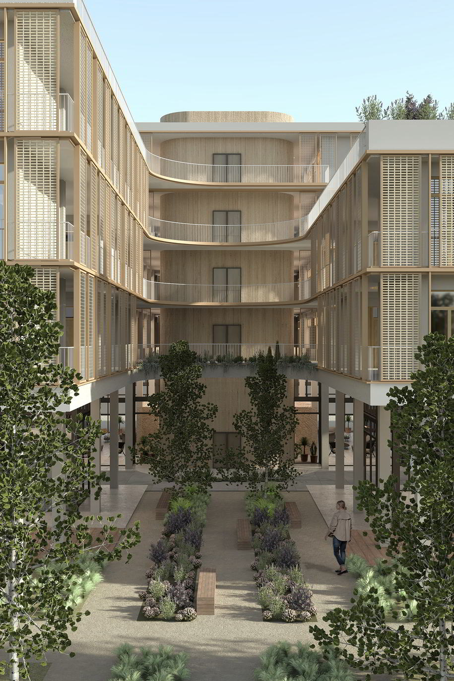 Archisearch Architectural competition for the new TEPAK Dormitories in Limassol, Cyprus - Honorable mention | by Eleni Alexi, Marilena Christodoulou, Elissavet Pasli, Angelos Shiamaris