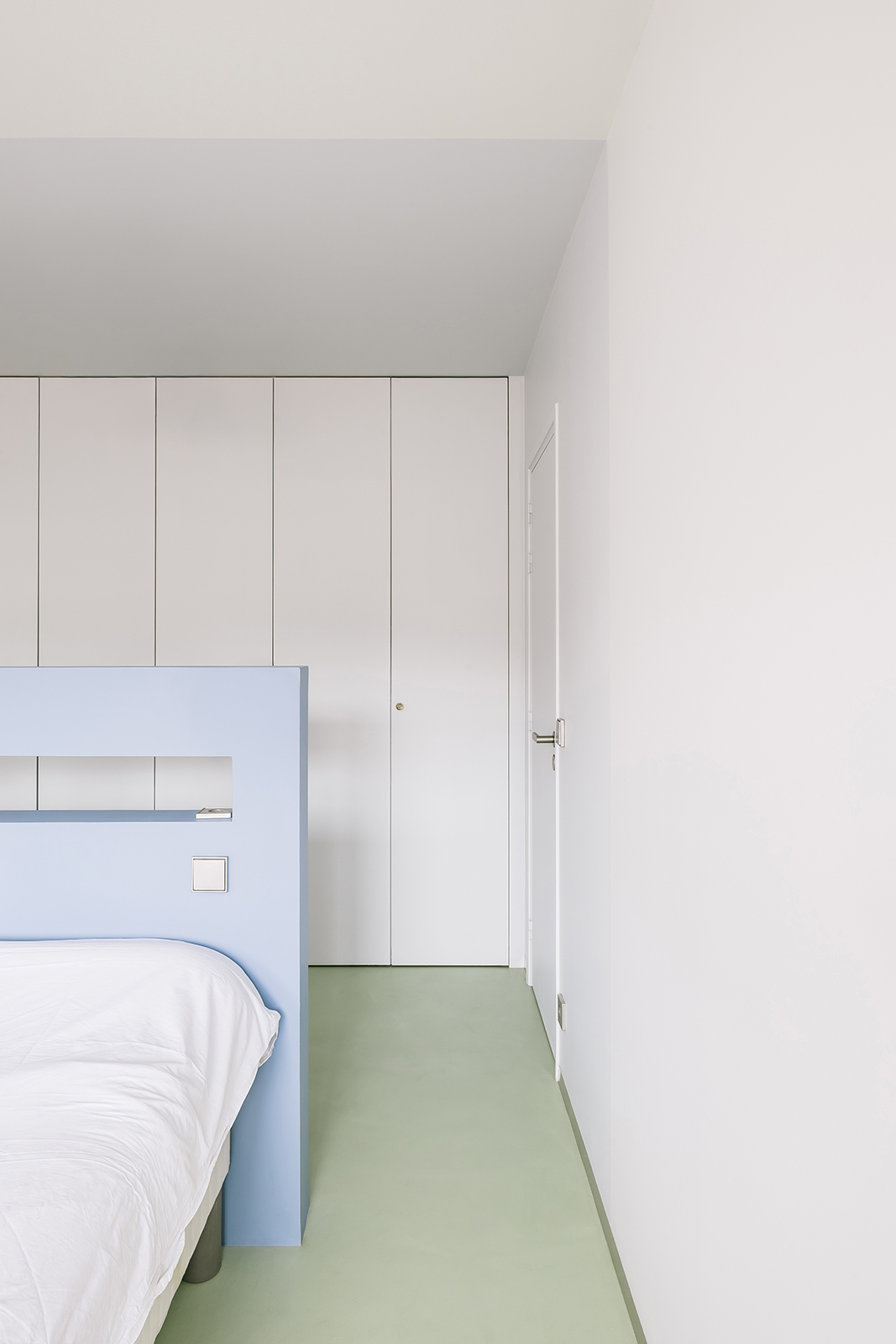 Archisearch Architecture in Colour: Gruit Transforms Two Existing Apartments into a 100 m² Duplex Through Yellows and Blues in Bagnolet, France