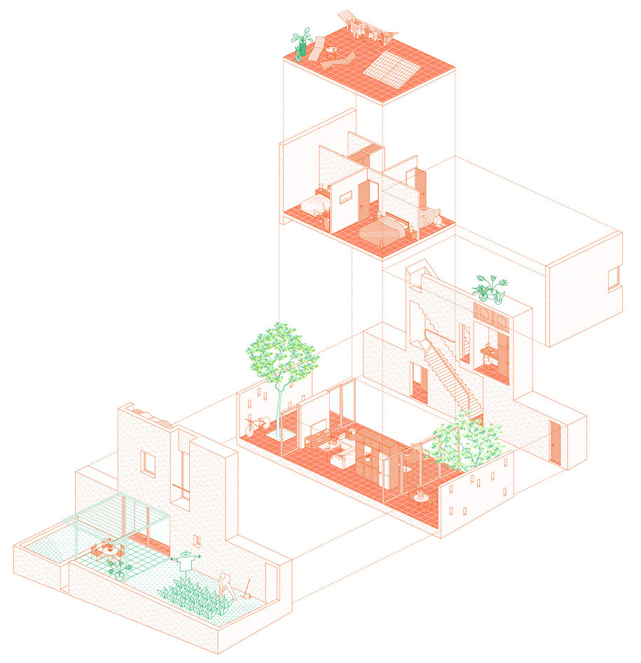 Archisearch AREA's proposal 1=28 receives honorable mention in the open architecture competition for social housing in Limassol, Cyprus