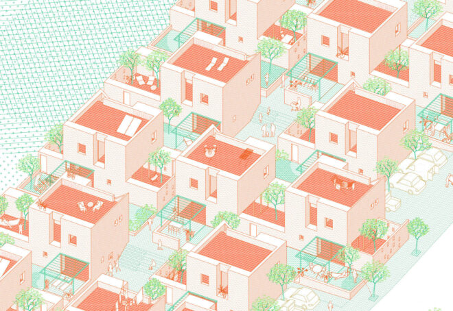 Archisearch - AREA's proposal 1=28 receives honorable mention in the open architecture competition for social housing in Limassol, Cyprus