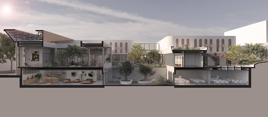 Archisearch A Courtyard for Cancer Care | Competition entry by NYDE studio for the New Centre of the Cyprus Association of Cancer Patients and Friends