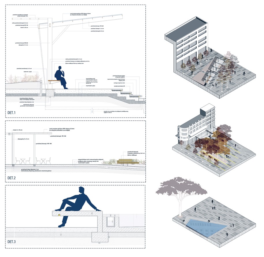 Archisearch Sustainable Urban Hub. A cultural oriented redesign of the central Square of Piraeus| Diploma Thesis by Lousi Gezekelian, Vasiliki Gkevrou