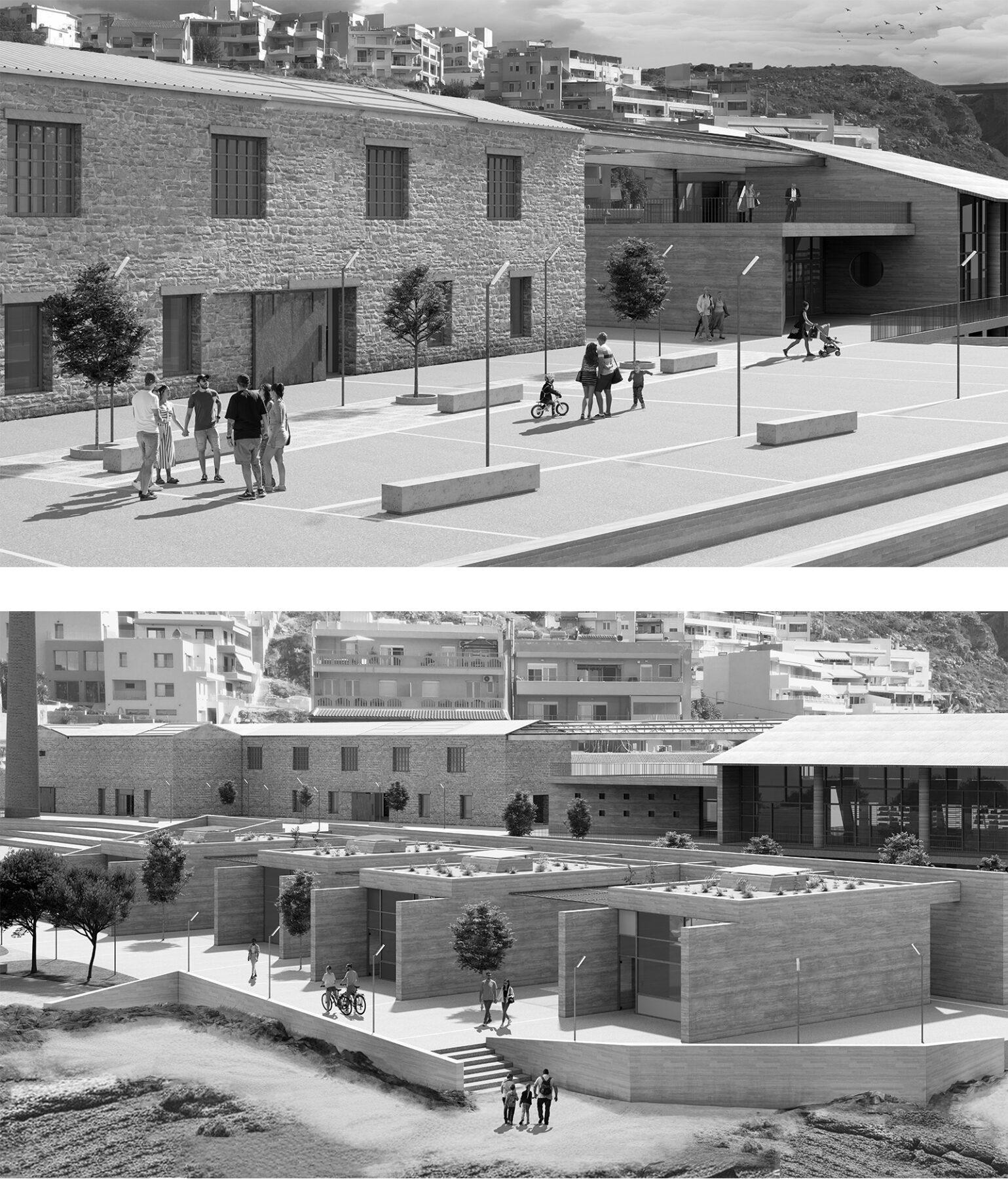 Archisearch Κέντρο Πολιτισμού στην πόλη του Ρεθύμνου: σχέσεις συνύπαρξης μεταξύ παράκτιας ζώνης και βιομηχανικής κληρονομιάς | Διπλωματική εργασία των Κλειδή Μαρία & Μουντουράκη Χρήστου