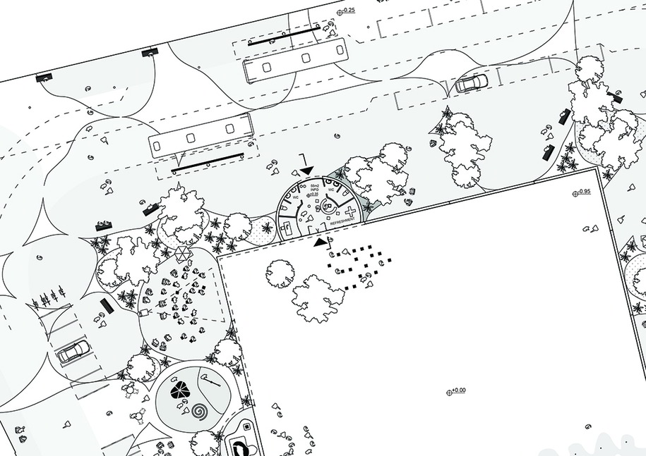 Archisearch Urban-rural frame for Zbraslav Square in Prague Competition | Architects for Urbanity propose