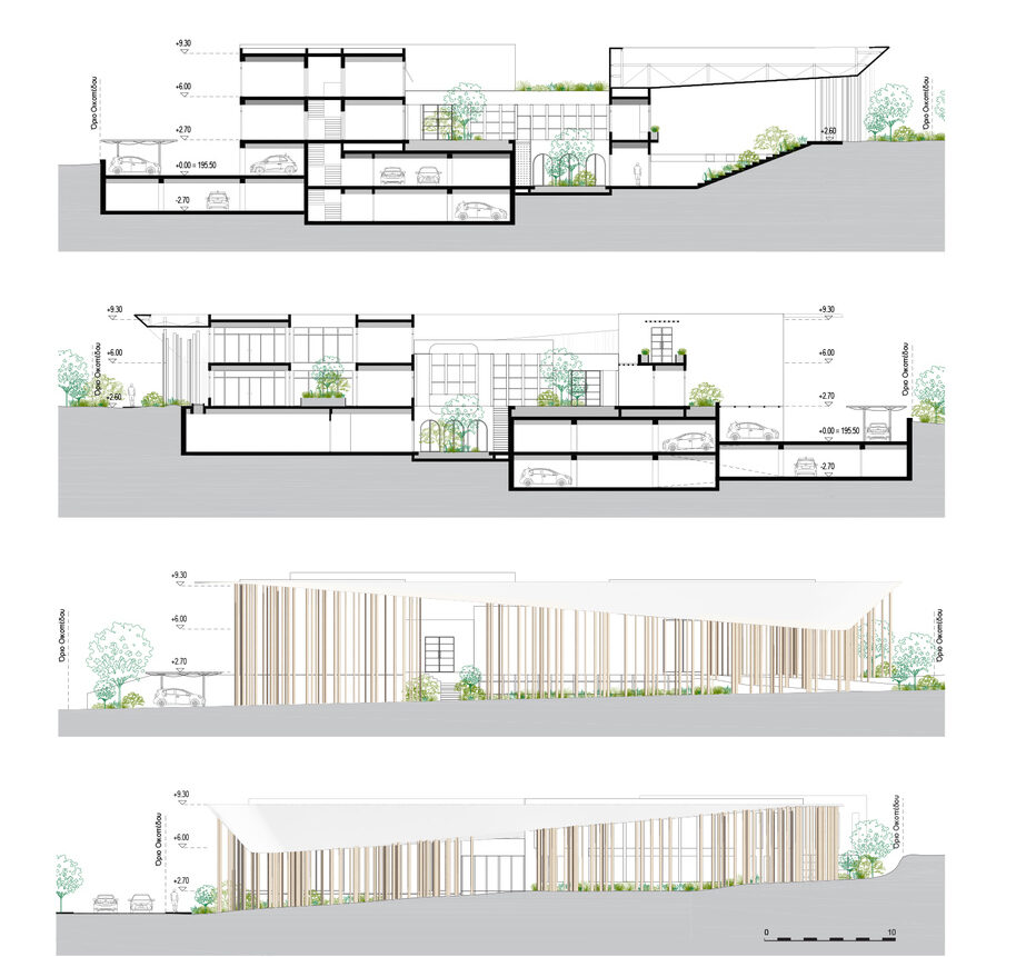 Archisearch A Courtyard for Cancer Care | Competition entry by NYDE studio for the New Centre of the Cyprus Association of Cancer Patients and Friends