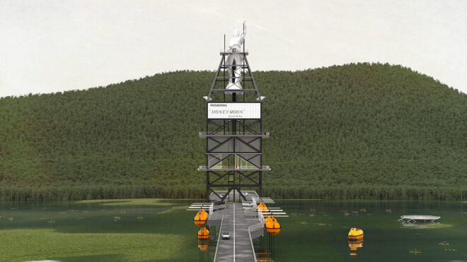 Archisearch - Mobil Park: Επαναχρησιμοποίηση Πετρελαιοπηγών για τον Σχεδιασμό Ξενοδοχειακού Πάρκου | Διπλωματική Εργασία από τον Μιχάλη Μπίνιο