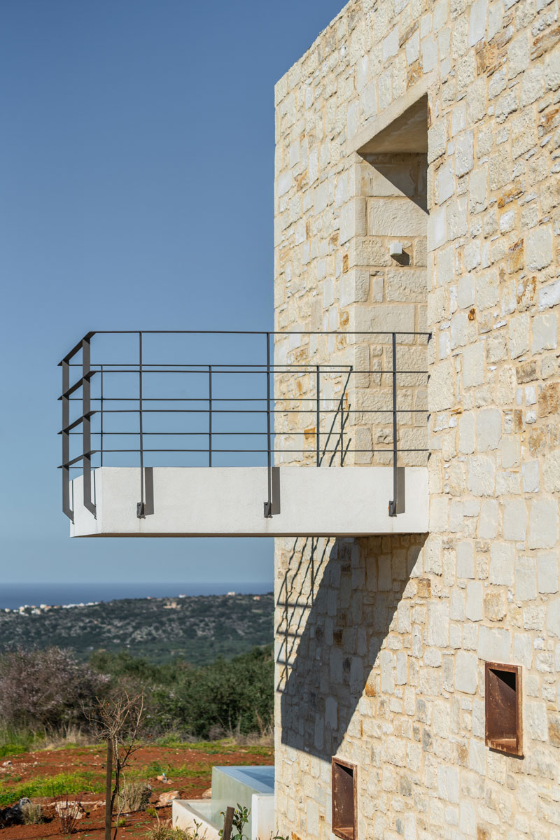 Archisearch The Feng Shui stone house by Zeropixel architects in Chania, Crete