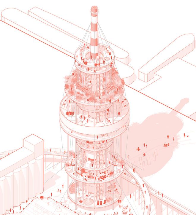 Archisearch - FOUGARO: Public life scenarios on urban balconies | Diploma thesis by Eirini Bravou