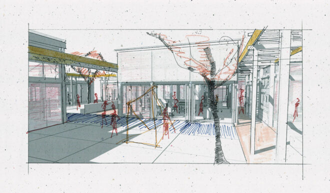 Archisearch - Cooperative Construction Centre in Metaxourgeio, Athens | Diploma thesis project by Athina Maria Georgiadi, Thalassini Karali & Ourania Agoranou