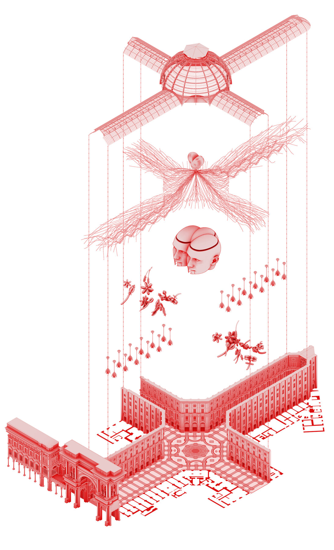 Archisearch Neo-Emotions: A hyperconsumerist tale in a dystopian Milan | Master thesis by Stavros Sgouros