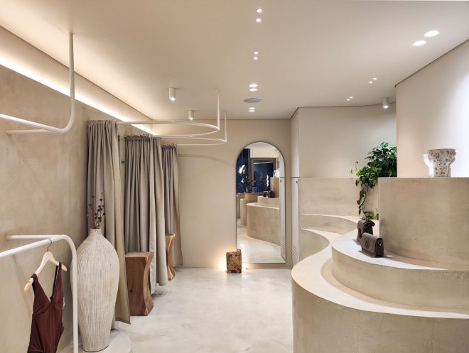 Archisearch - Tucan: Nōema Studio design a store in Chania where spatial fluidity and organic forms welcome an aesthetic continuity