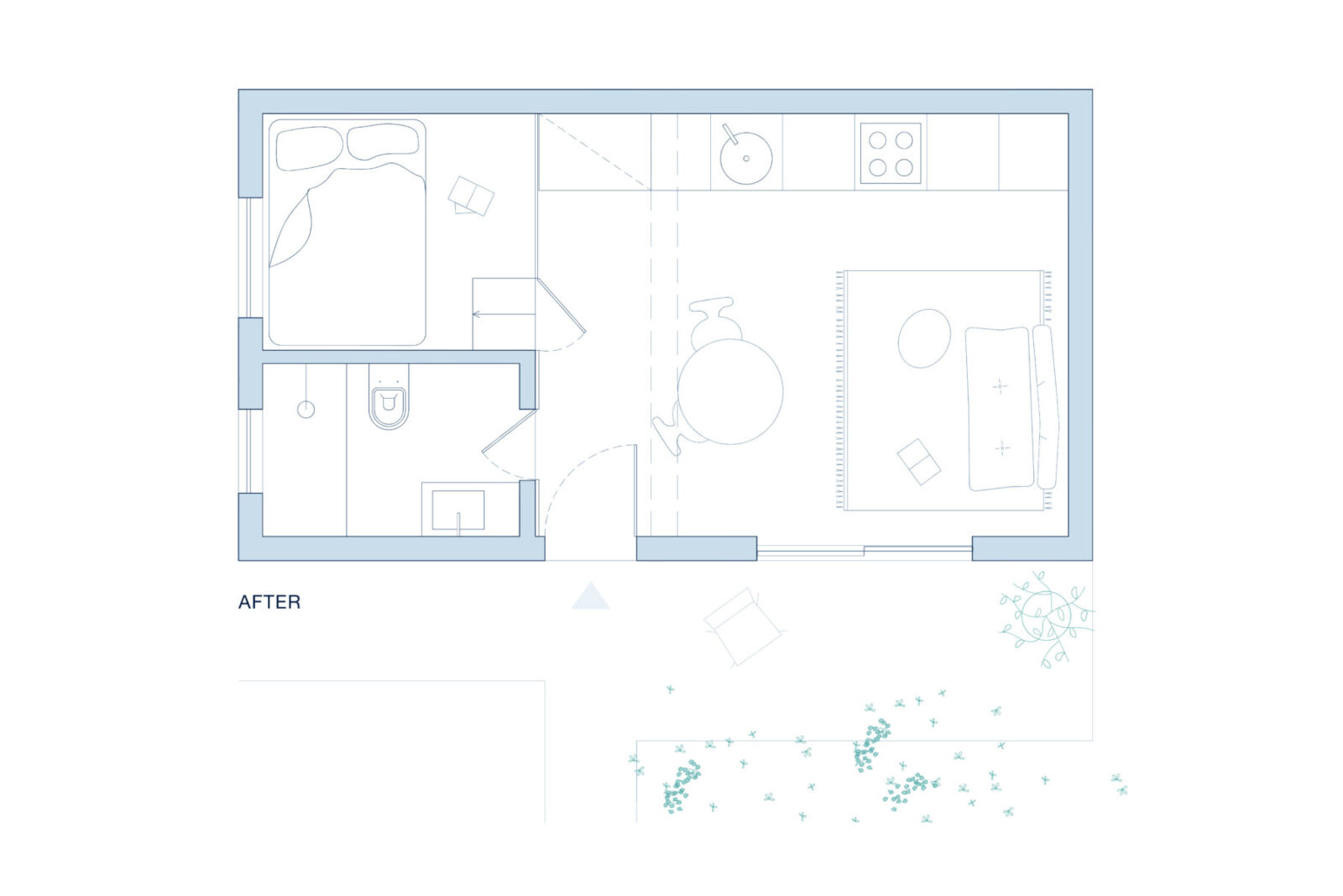 Archisearch A tiny house with a garden in Alimos beach by architect Federica Scalise