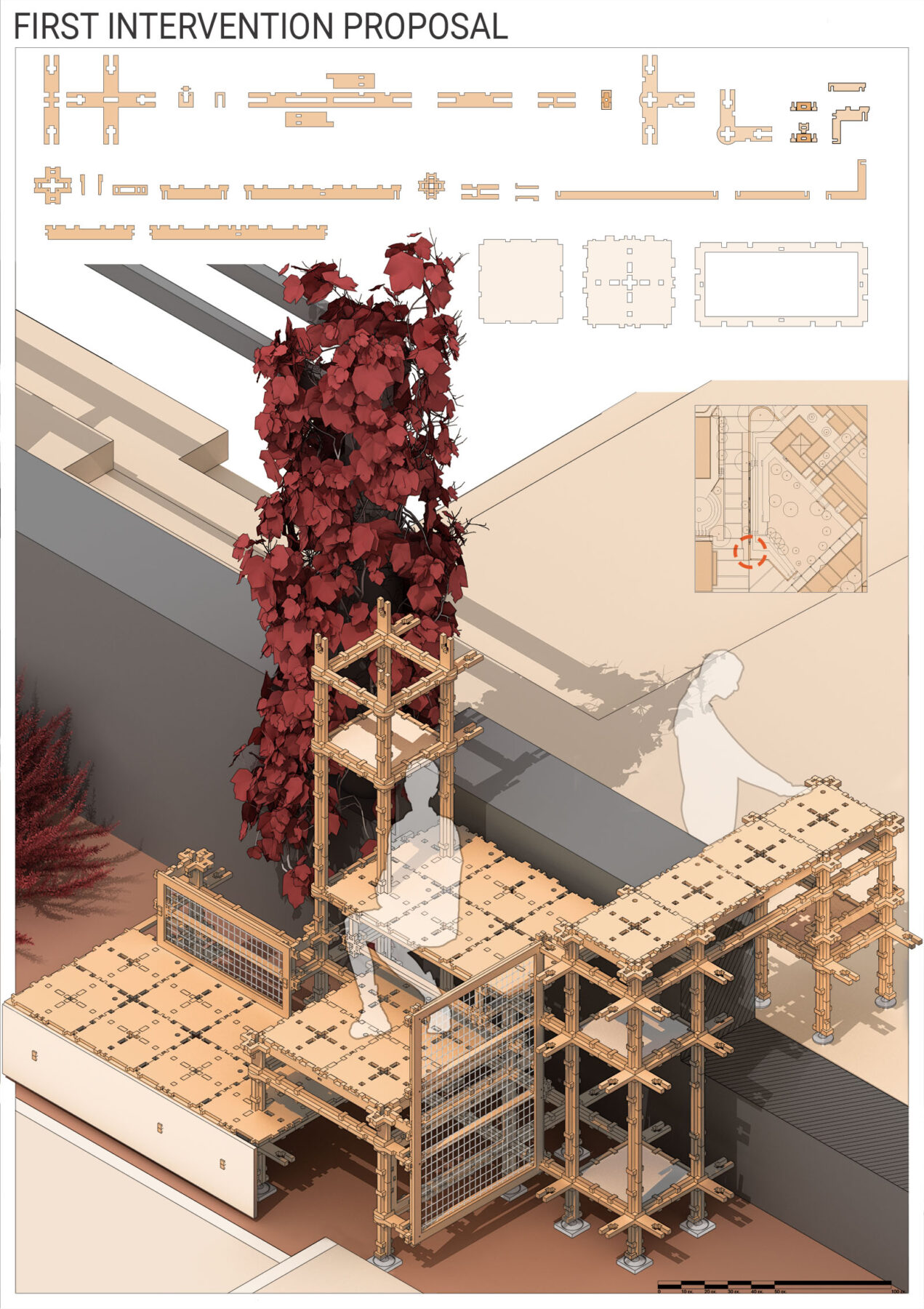 Archisearch Συμμετοχικές Διαδικασίες και Ψηφιακή Κατασκευή: Μια πιλοτική σχεδιαστική εφαρμογή στο Πολυτεχνείο Κρήτης | Διπλωματική εργασία των Εύχαρις Γουρουντή και Χρήστου Ιβόπουλου