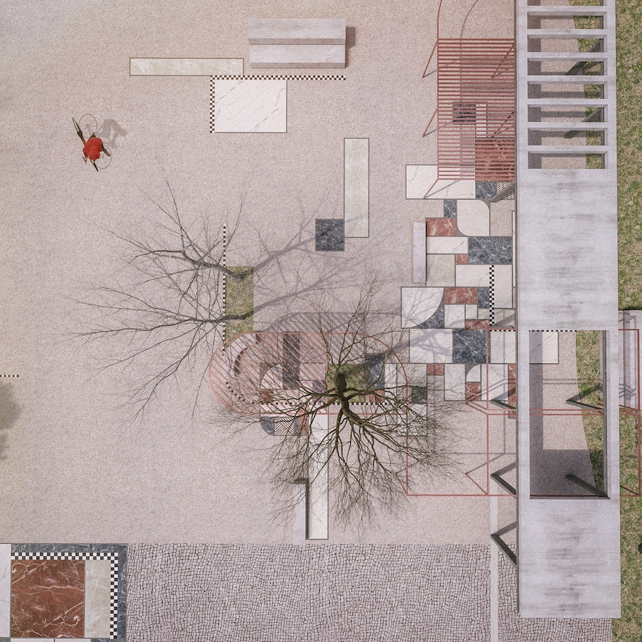 Archisearch Object-e wins honorable mention in the competition for the Redesign of an Urban Square in Pyli, Greece