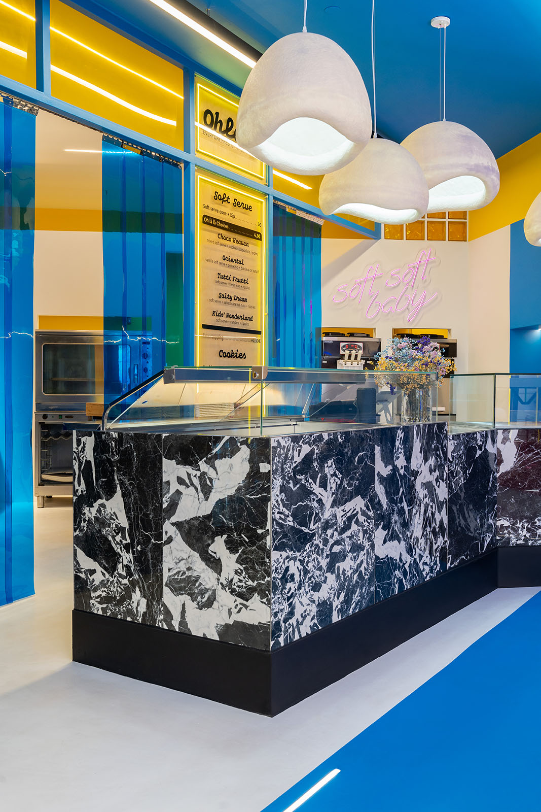 Archisearch Puzzle Interior Design designs Oh La La as a funky disruption in the historic urban fabric of Chania