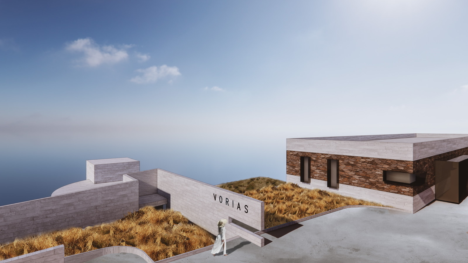 Archisearch Vorias_Contemporary gravity winery in Tinos | Diploma thesis project by Konstantinos Smigadis & Stratos Sakellariou